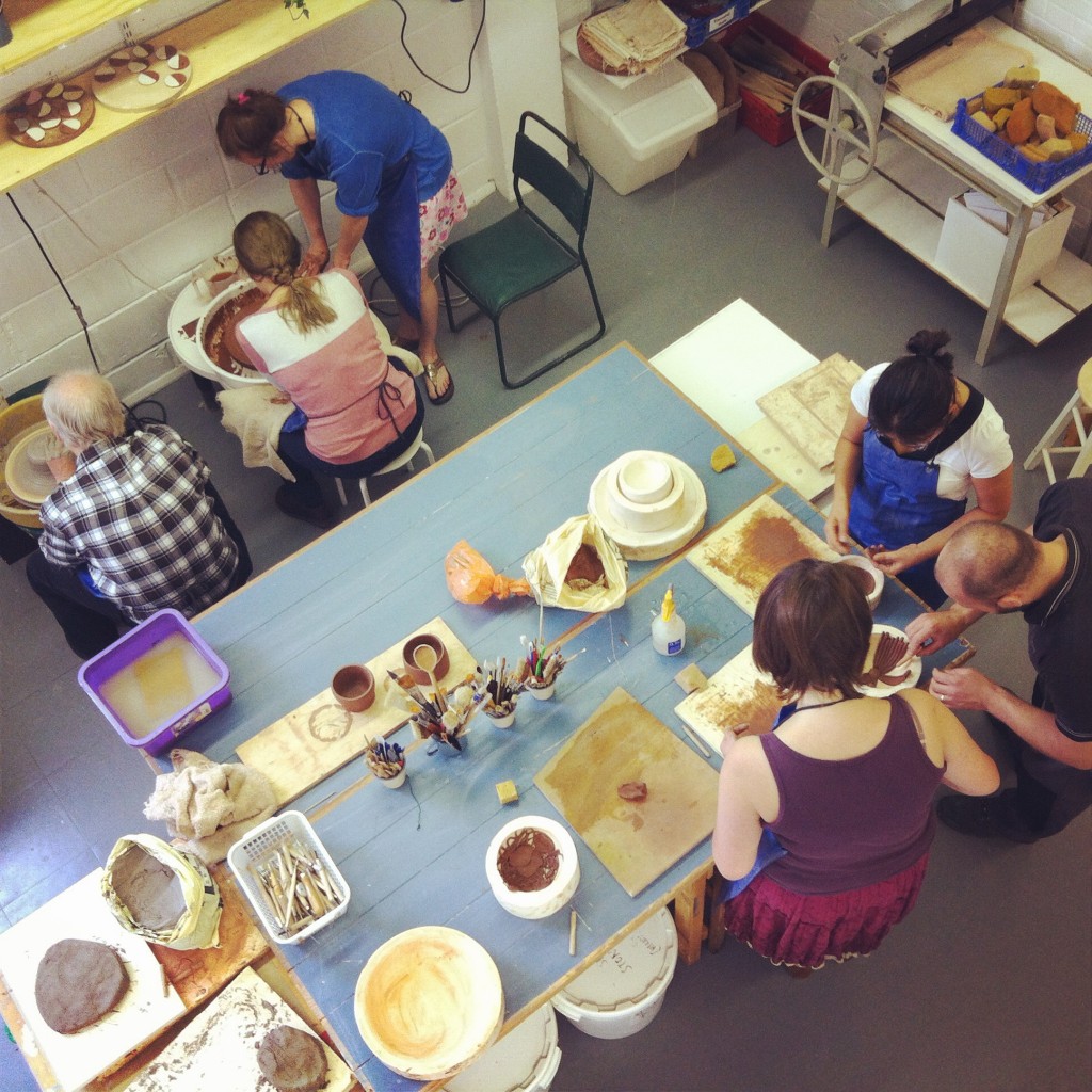 Adult pottery and sculpture classes London
